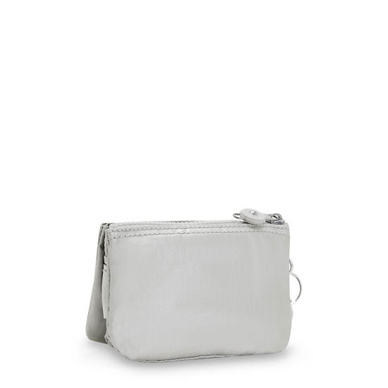 Kipling Creativity Small Metallic Pouch Çanta Gümüş | TR 1106PJ